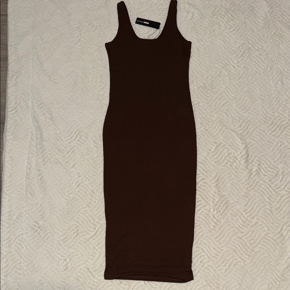 Fashion Nova Chocolate Midi Dress